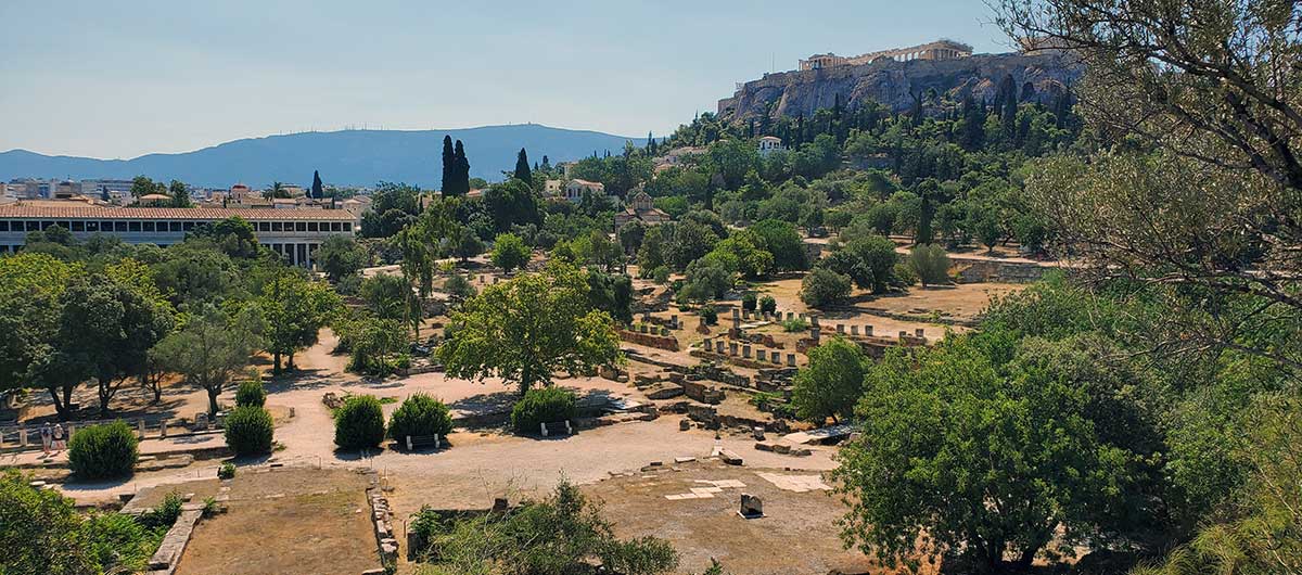 El Ágora ateniense.